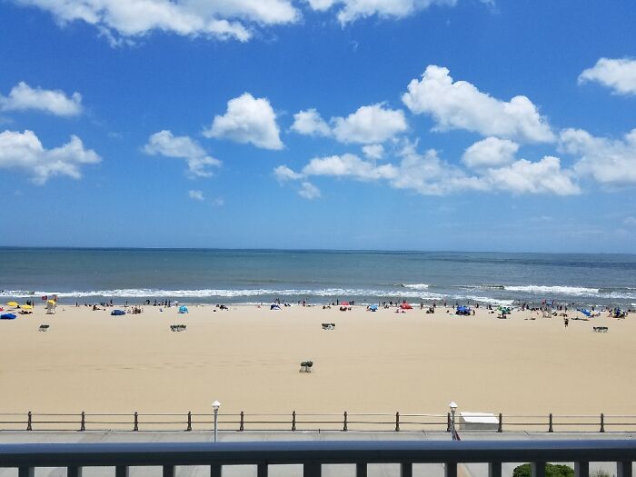 This Picture I Took From Our Hotel Balcony, The 1st Day @ Va Beach. Postcard Perfection W/A S7!