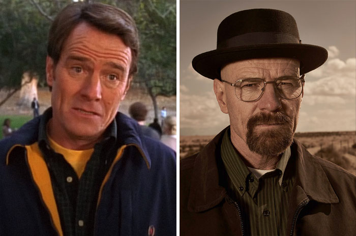 Hal From Malcolm In The Middle And Walter White From Breaking Bad