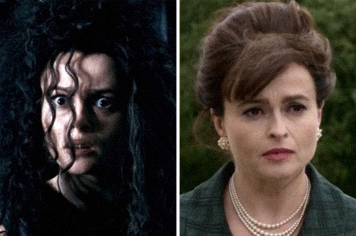 Bellatrix Lestrange From The Harry Potter Series And Princess Margaret From The Crown