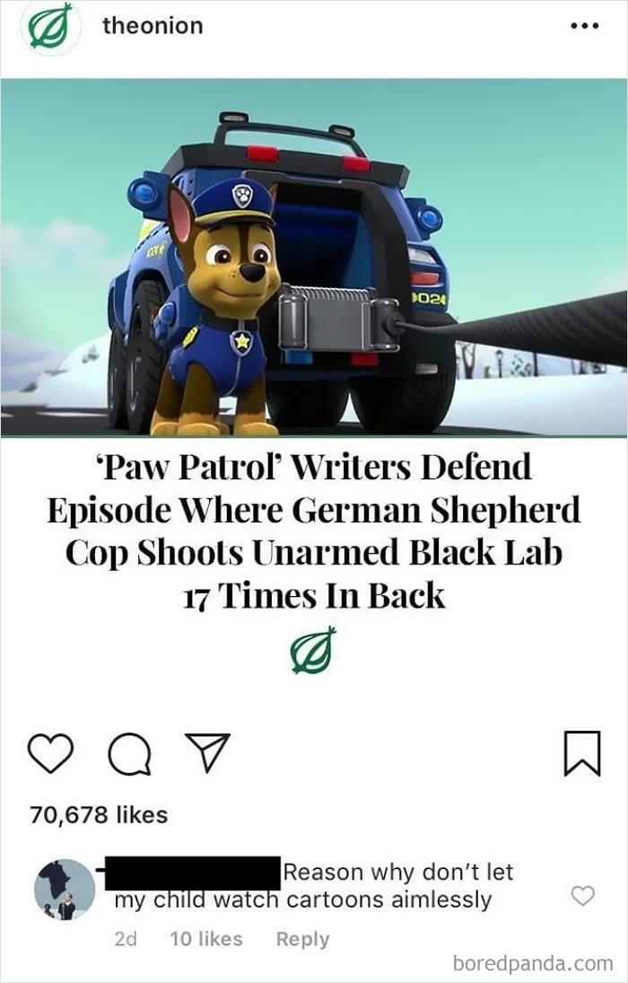 Paw Patrol Gets Too Real For This Atetheonioner