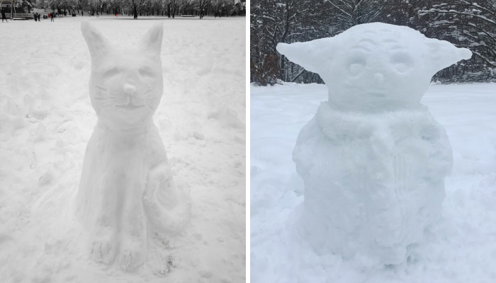 Hey Pandas, Show Your Snow Sculptures (Closed)