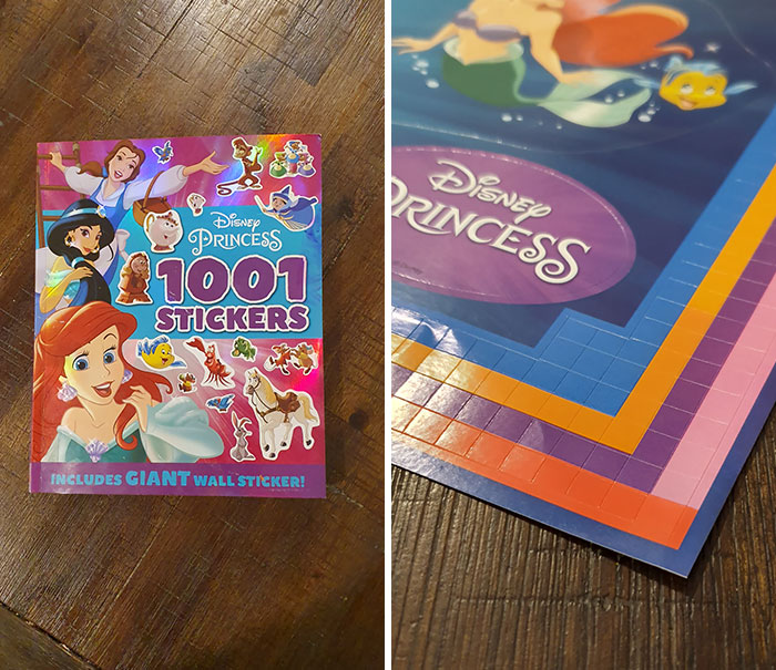 1001 Stickers And 768 Of Them Are Useless Squares. Thanks, Disney