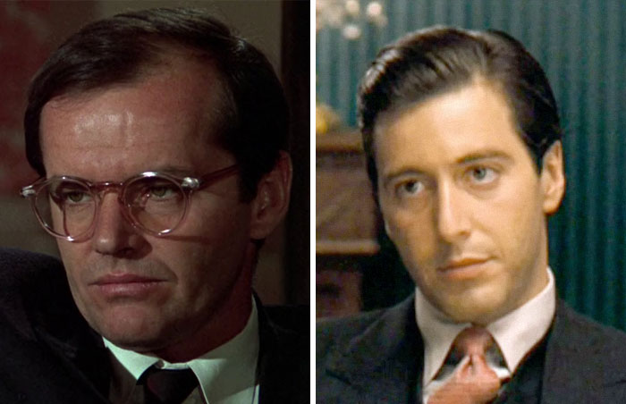 Jack Nicholson rechazó el papel de Michael Corleone en "El padrino", interpretado finalmente por Al Pacino