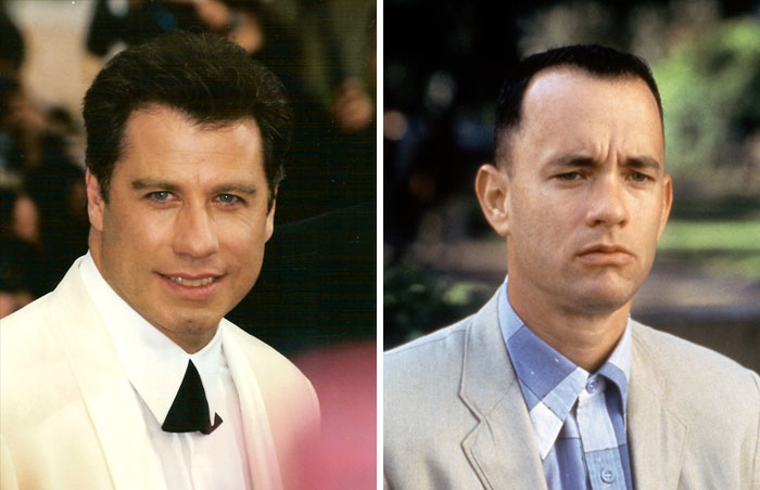 John Travolta rechazó el papel de Forrest Gump, finalmente interpretado por Tom Hanks