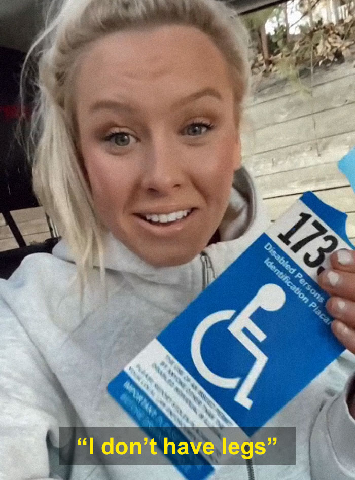 Woman With No Legs Gets Scolded For Parking In A Disabled Spot, And Her Powerful Response Goes Viral