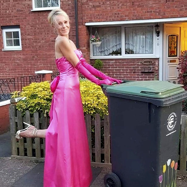 Dressing-Up-Gowns-Garbage-Can-Nicola-Matthews