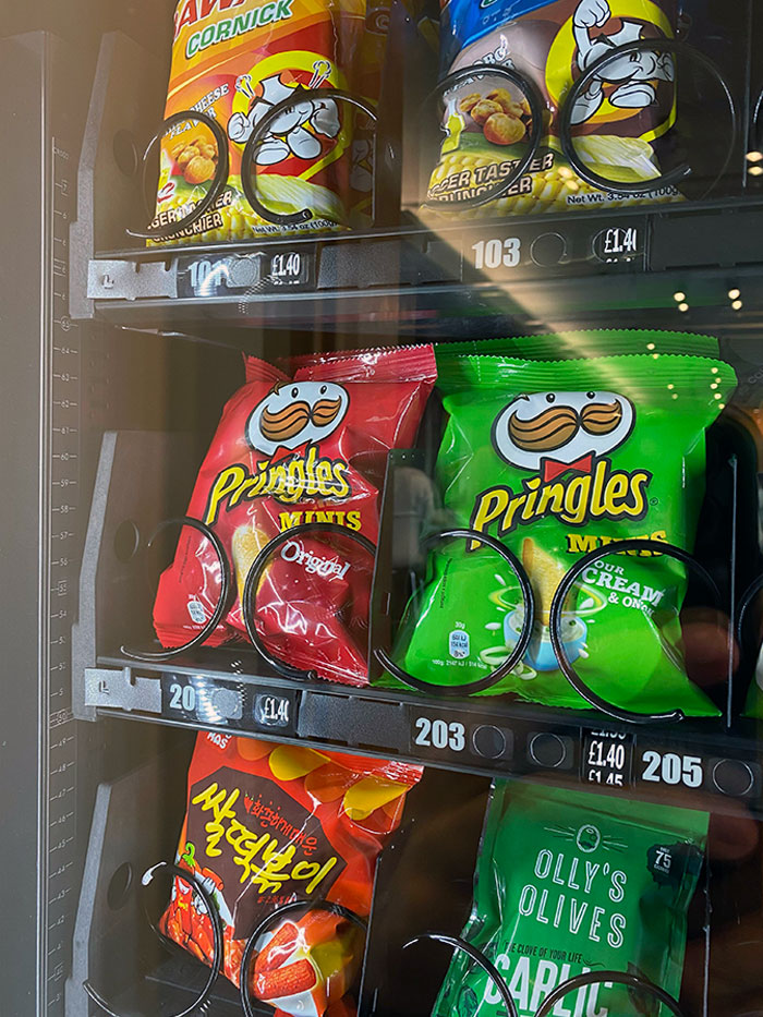 This Vending Machine Sells Pringles In A Packet