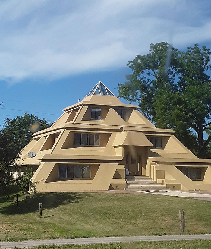 This Cool Pyramid House I Drove By
