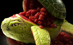 92 Incredible Sculptures From Fruits, Vegetables, Coffee Beans, Cheese, And Truffles By Valeriano Fatica