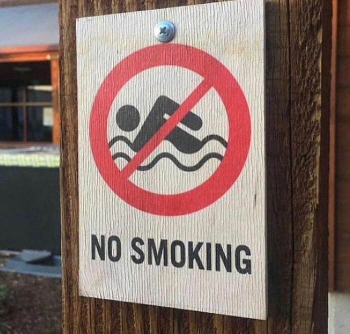 No fumar...¿mientras nadas?
