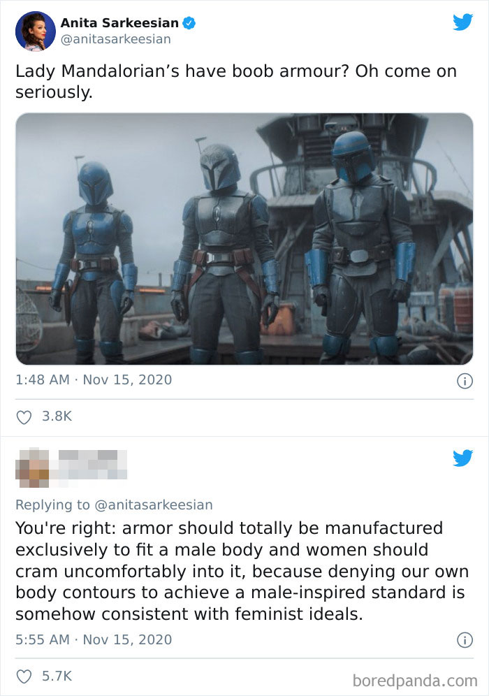 They're Complaining About The Wrong Type Of Female Armour