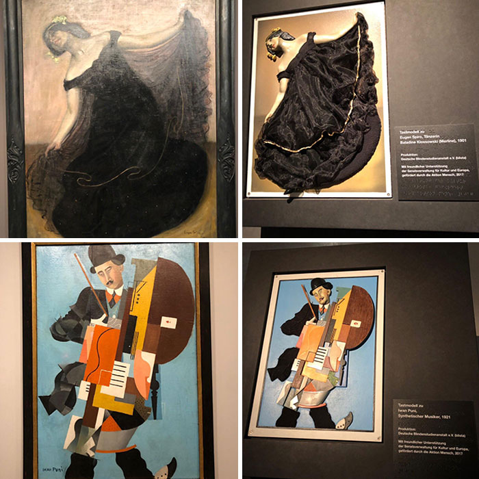 Museo en Berlín con versiones táctiles de sus cuadros para personas invidentes