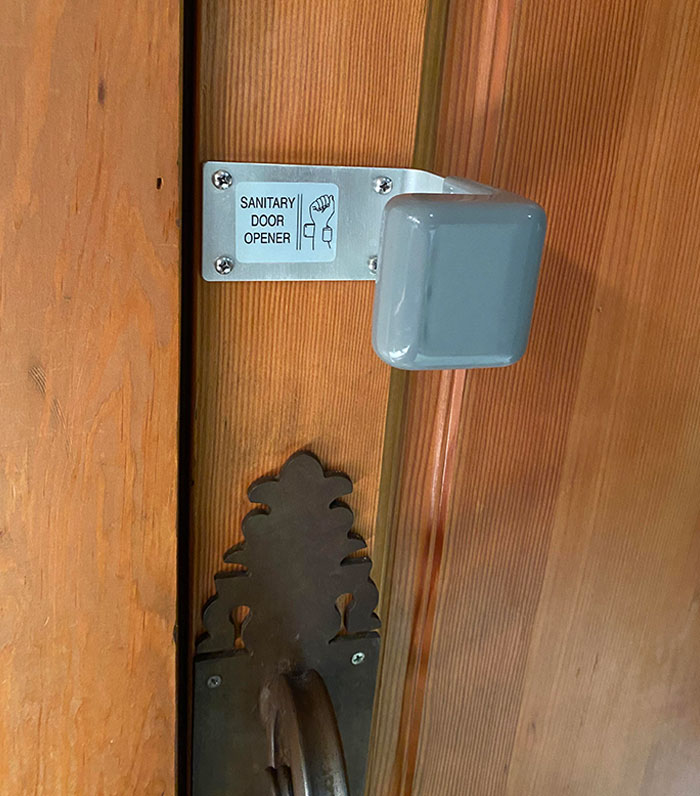 This Sanitary Door Opener