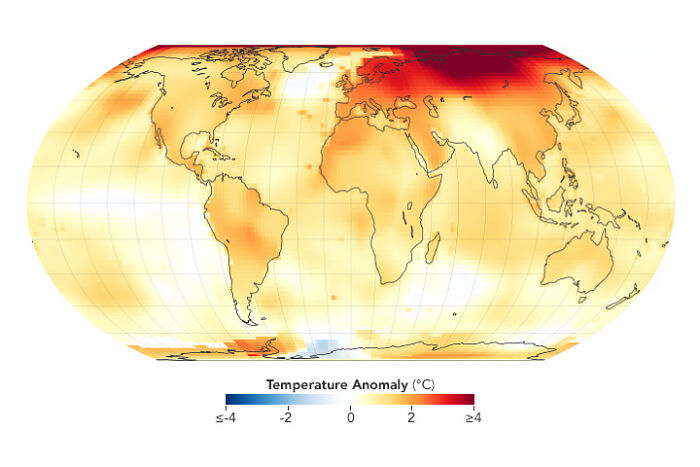 NASA Releases Heat Map Video Showing How 2020 Tied With 2016 In Being The Hottest Year On Record