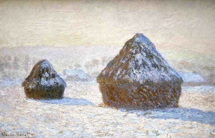 It's A Painting, But I Recognize These Subtle Bluish And Golden Hues In Every Snowy Winter
