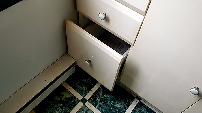 This Drawer In My New House's Bathroom