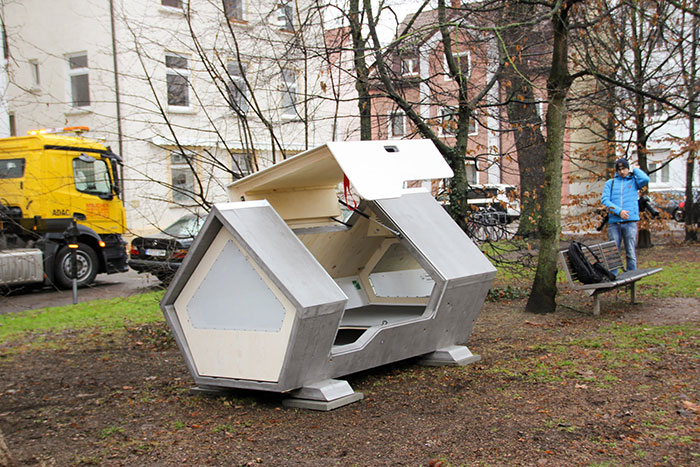 This City In Germany Has Sleeping Pods To Protect The Homeless From The Cold At Night