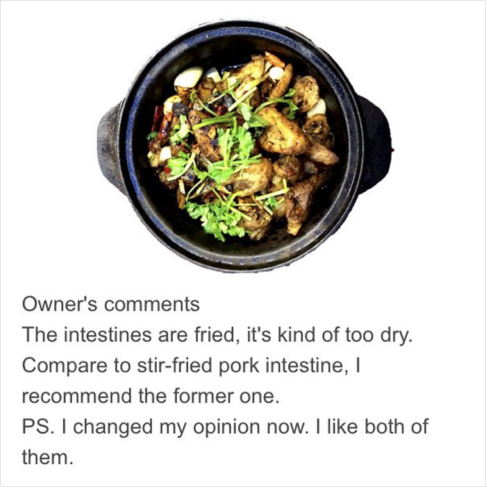 Chinese Restaurant Owner Adds Funny And Honest Comments On The Menu, And People Are Here For It
