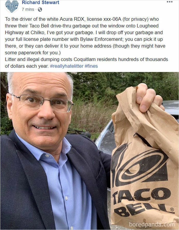 Mayor Dishes Out Karma On Litterer