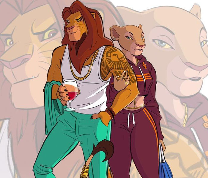 This Artist Illustrated Disney’s “The Lion King” Characters Into Human-Like Creatures (13 Pics)