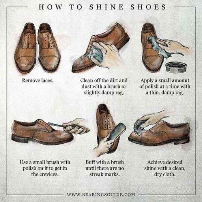 How To Properly Shine A Pair Of Shoes Or Boots