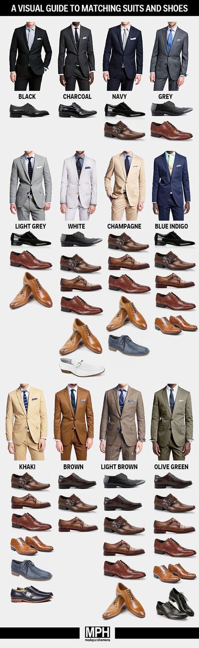 What Suits And Shoes Go Together