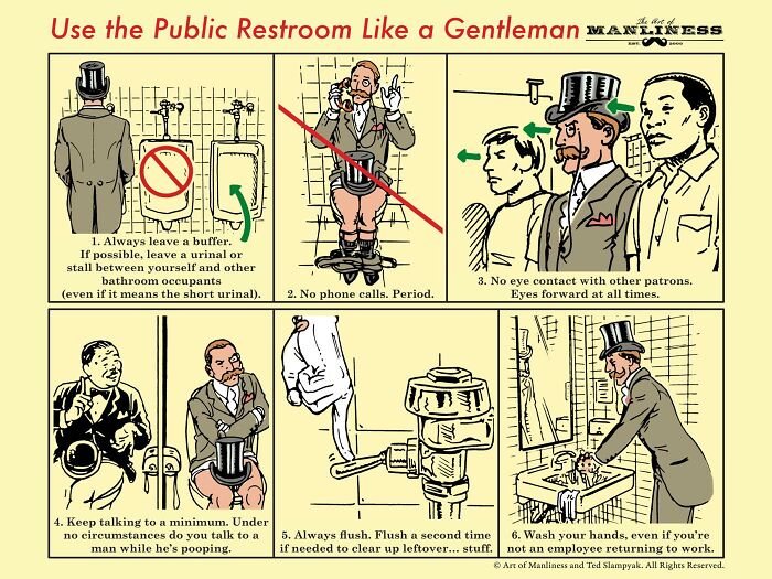 How To Use The Public Restroom Like A Gentleman