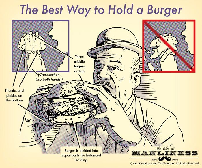 The Best Way To Hold A Burger