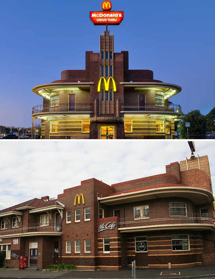 Art Deco McDonald's (Date Unknown) Clifton Hill, Melbourne, Australia