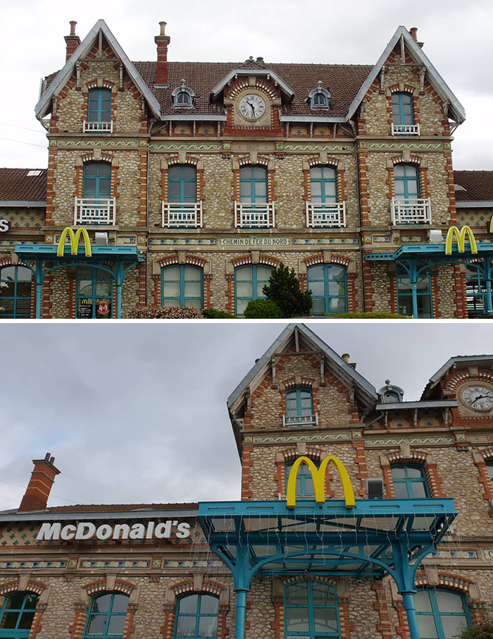 Gennevilliers Station McDonald's (Date Unknown) Gennevilliers, Near Paris, France