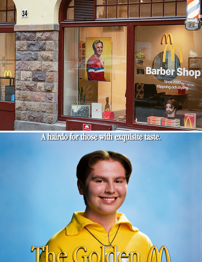 Barber Shop McDonald's (2020) Stockholm, Sweden