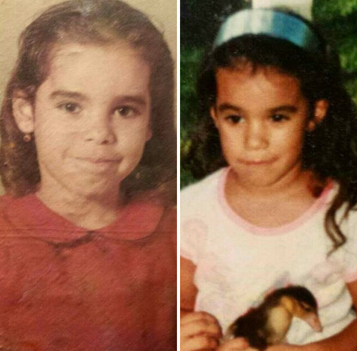 My Whole Life People Have Told Me "You Look Just Like Your Mom When She Was Your Age". I Never Saw It But When I Found This Old Picture Of My Mom (L) When She Was Little... I See It