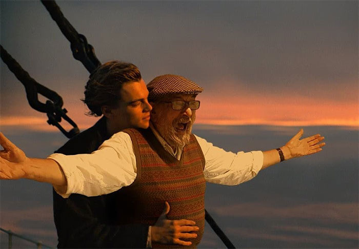 Son Photoshops His Father Into Movie Scenes And Odd Places (30 Pics)