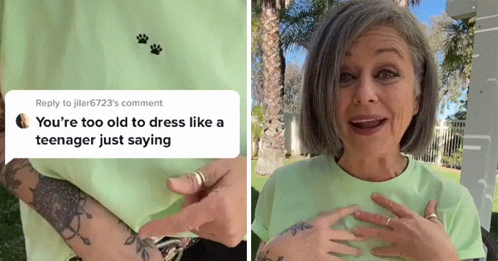 Woman In Her 50s Gets Told She’s “Too Old To Dress Like A Teenager” – Responds With Her Outfit