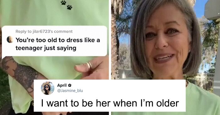 Woman In Her 50s Gets Told She's “Too Old To Dress Like A Teenager” –  Responds With Her Outfit