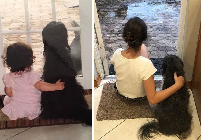 My Daughter And Our Dog - 12 Years Later