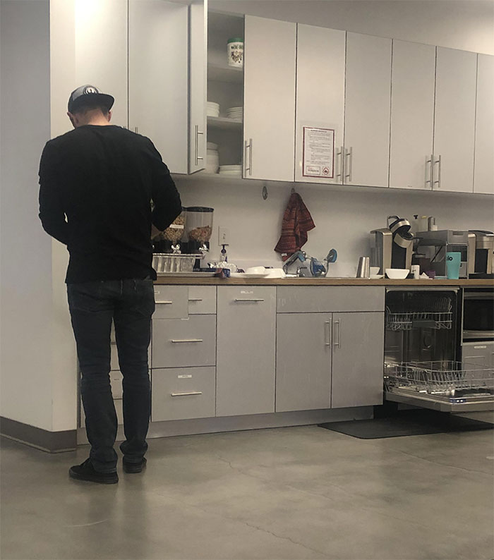 The CEO Of My Company Doing The Dishes After Buying Everyone Lunch. This Is Why I Love My Job