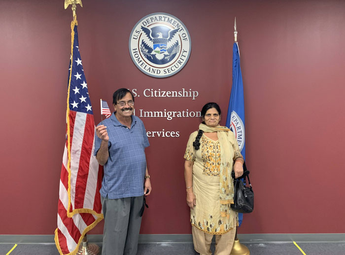My Mama And Papa Became U.S. Citizens Today