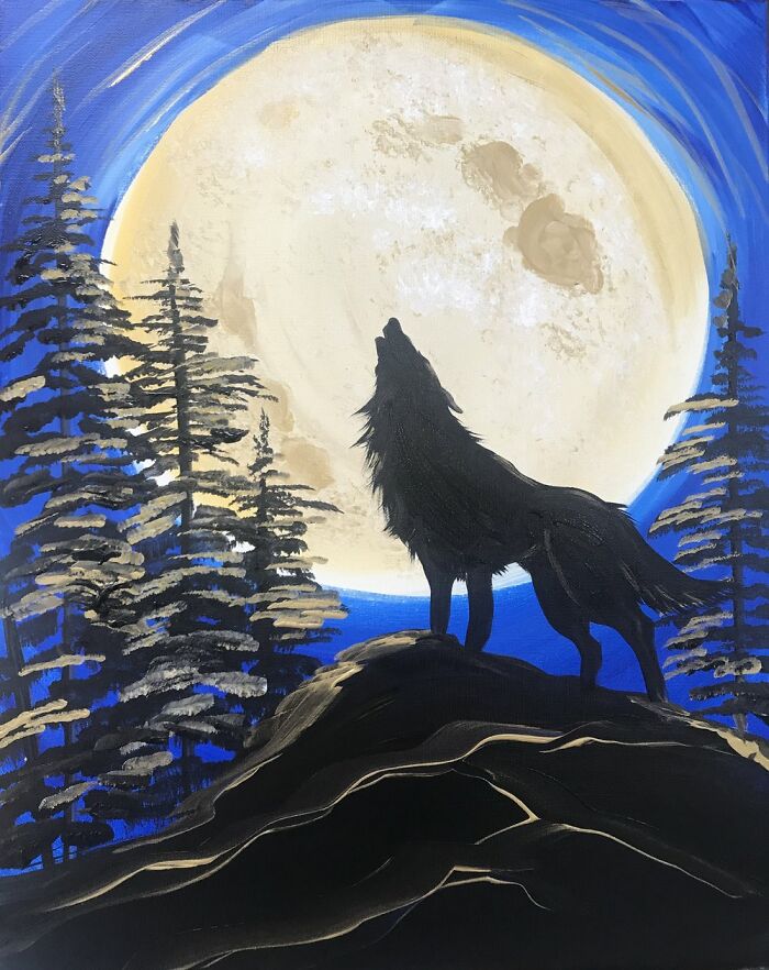 I'm 9, I Love Almost Any Kind Of Art, Although I Suck At It, I Love Wolves And This Is... My Wolf Art.