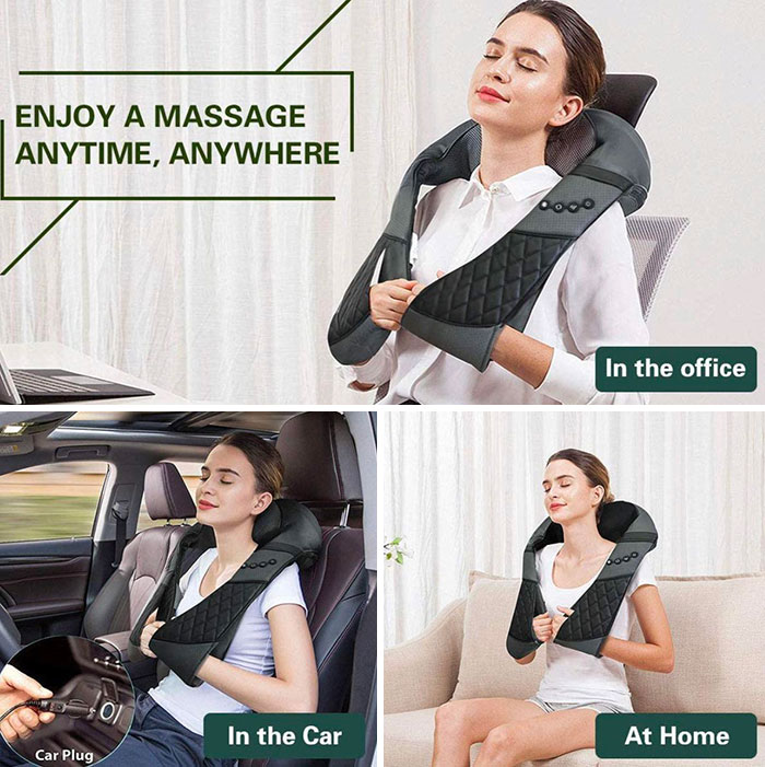Enjoy A Nice Massage In A Moving Car With Your Eyes Closed