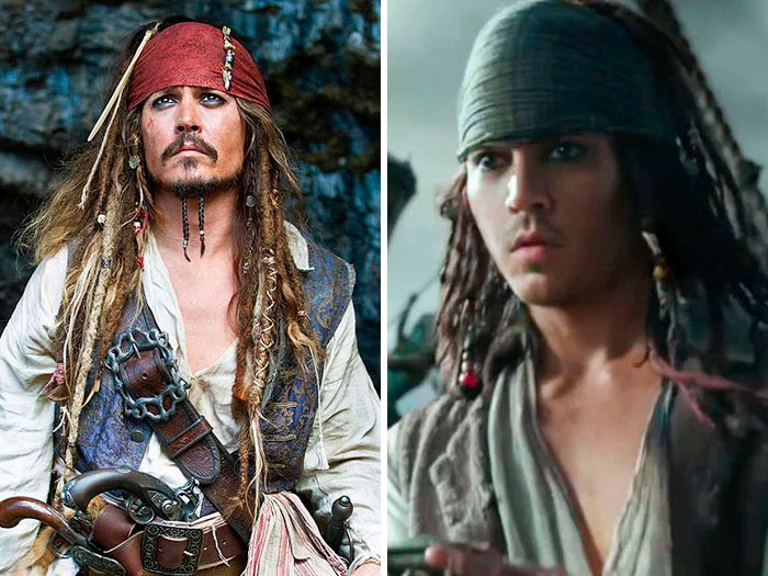 Johnny Depp en 'Piratas Del Caribe: La Venganza De Salazar' (2015)