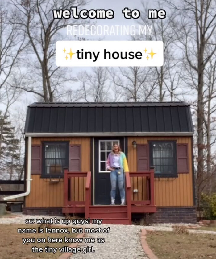 Teenager Gives A Tour Of Her Private House After Her Family Builds A Private Tiny Village Where Their Teen Kids Have A House Each