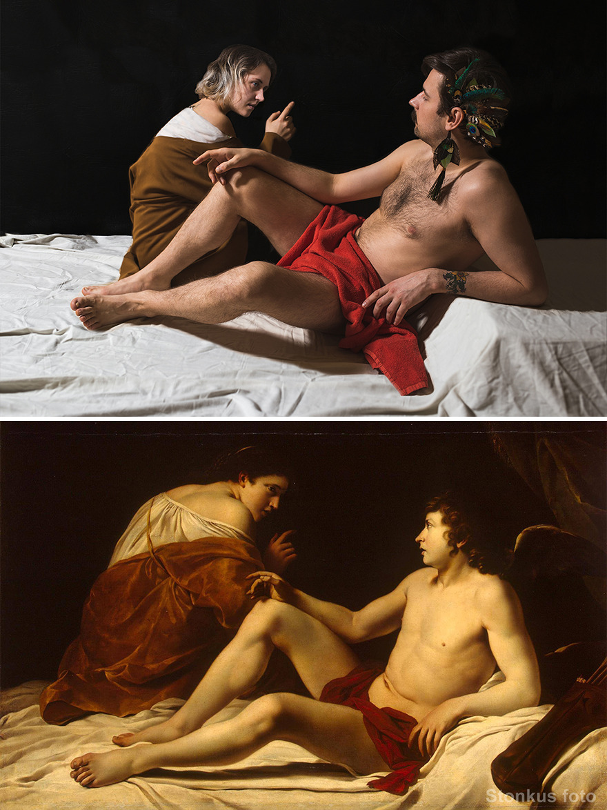 Orazio Gentileschi "Cupid And Psyche" (1610)