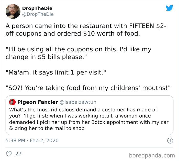 Entitled-Customers-Ridiculous-Demands