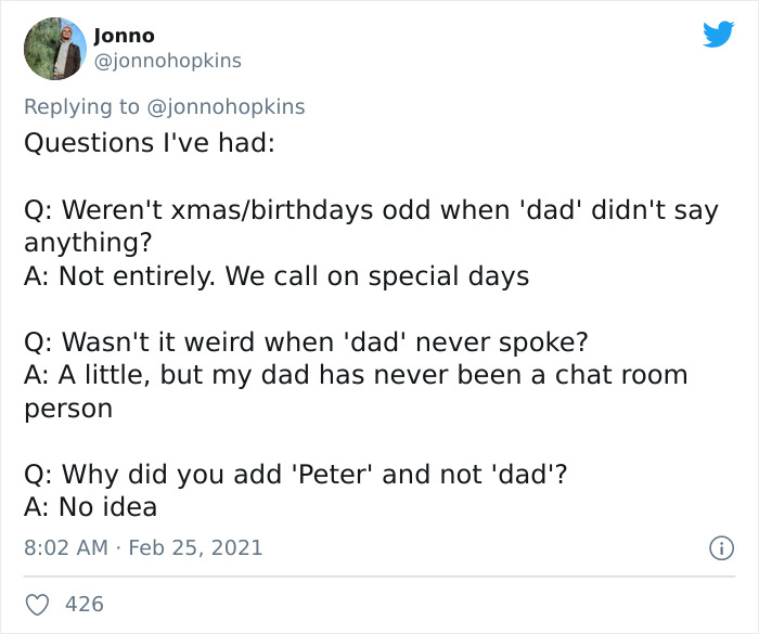 Man Shares Story Of Random Guy Being Added To His Family Chat Instead Of His Actual Dad, 78K Tweeters Are Cracking Up