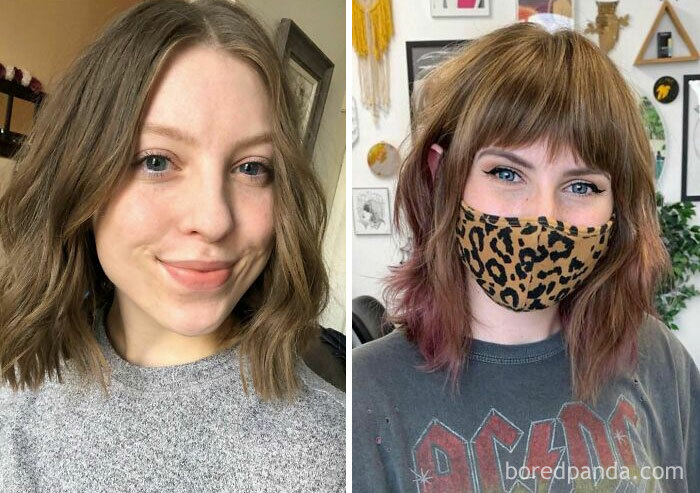 Would I Look Good With The Hairstyle On The Right? The Left Photo Is My Current Hairstyle