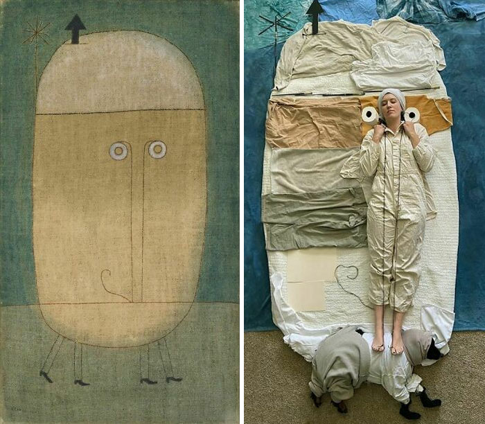 Mask Of Fear, 1932 By Paul Klee vs. Mask Of Fear, 2021