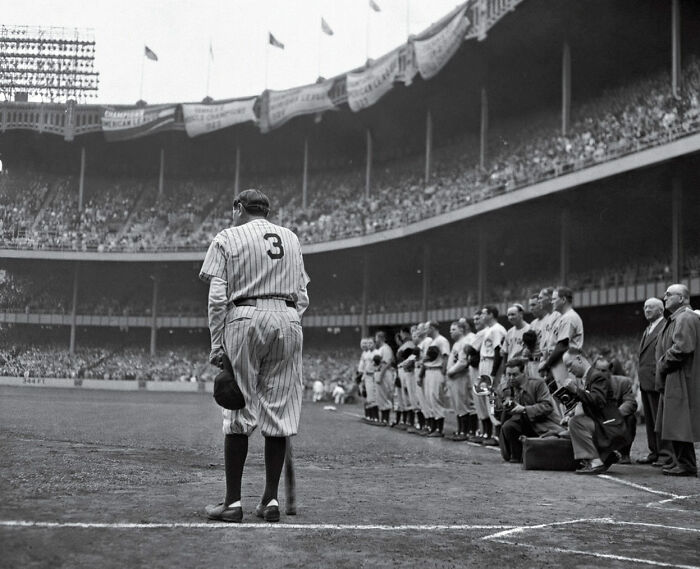 1949 "Babe Ruth Bows Out"