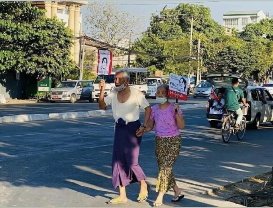 10 Most Powerful Photos Of The Myanmar Protests 10 Most Powerful Photos Of The Myanmar Protests