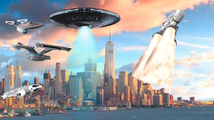 There Was A "Hey Panda" Post Where They Asked Me To Photoshop A Picture Of New York To Look Like Aliens Were Attacking. The Funny Thing Was That I Had Made One (Of The Same City) Before I Even Heard About The Post